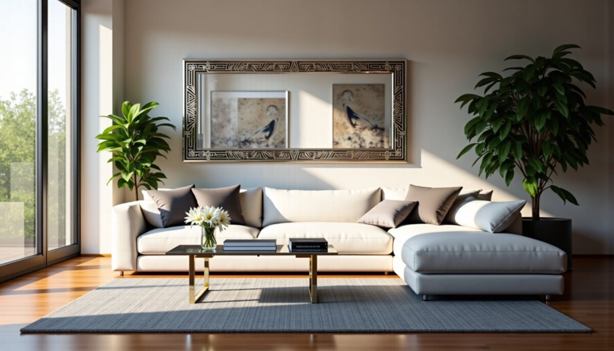 Reflets d'élégance : Guide pour sélectionner le miroir design idéal pour sublimer votre salon
