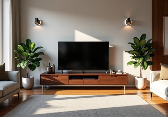 Aménager votre salon autour du meuble TV : astuces déco et inspirations pratiques