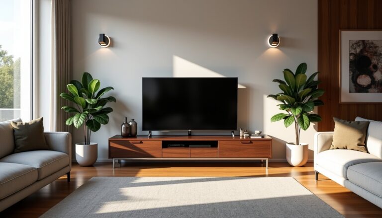 Aménager votre salon autour du meuble TV : astuces déco et inspirations pratiques