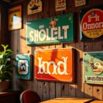 Plaque émaillée vintage : guide pour dénicher une déco murale rétro authentique et pleine de charme