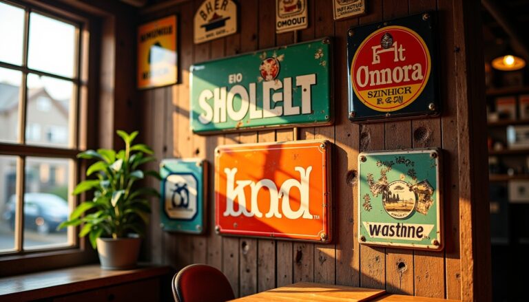 Plaque émaillée vintage : guide pour dénicher une déco murale rétro authentique et pleine de charme