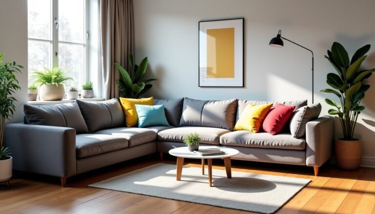 Canapé d’angle convertible : le parfait équilibre entre confort optimal et espace maîtrisé